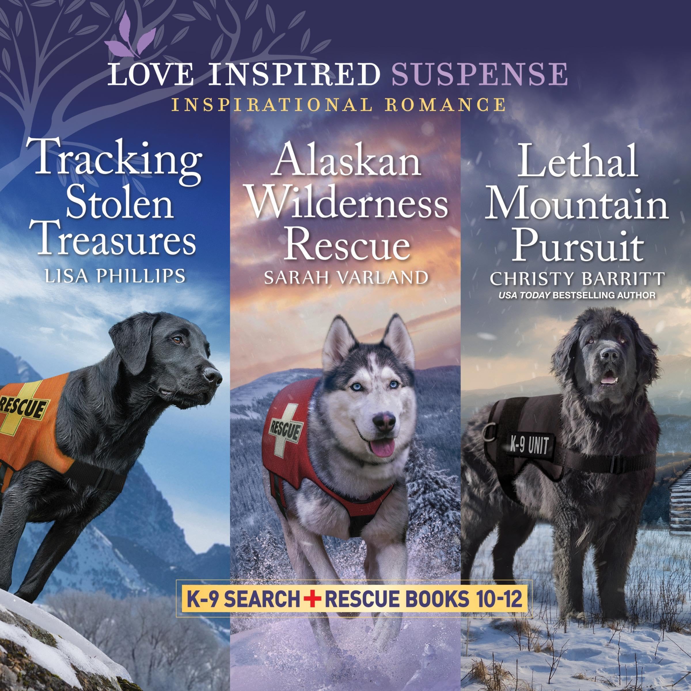 Cover art for K-9 Search and Rescue Books 10-12
