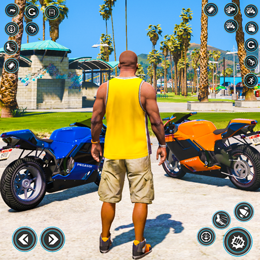 Urban Bike Gangster Simulator Racing Game - Open World Motorbike Mafia 3D