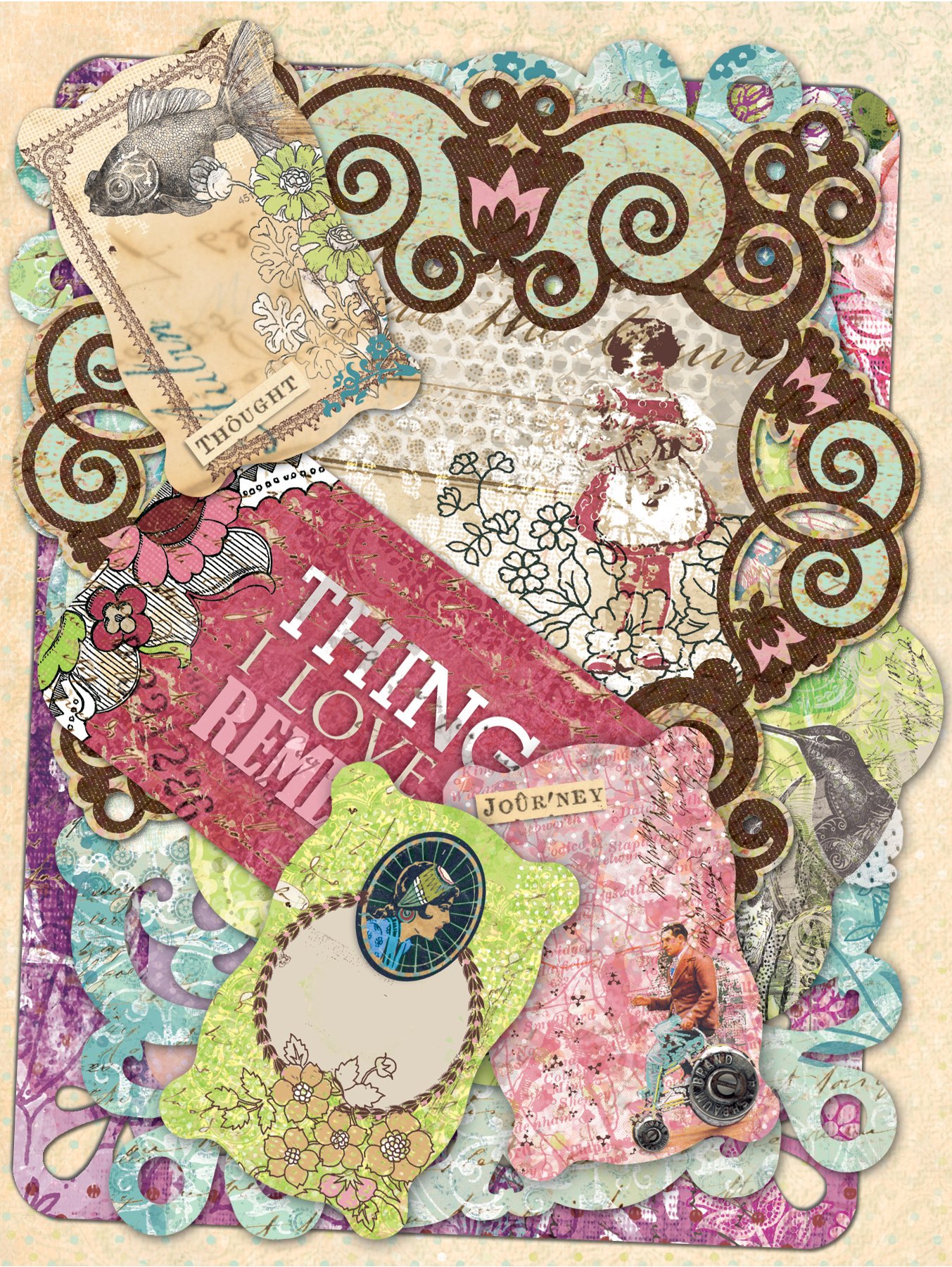 K&CompanyJubilee Note and Tag Die cuts