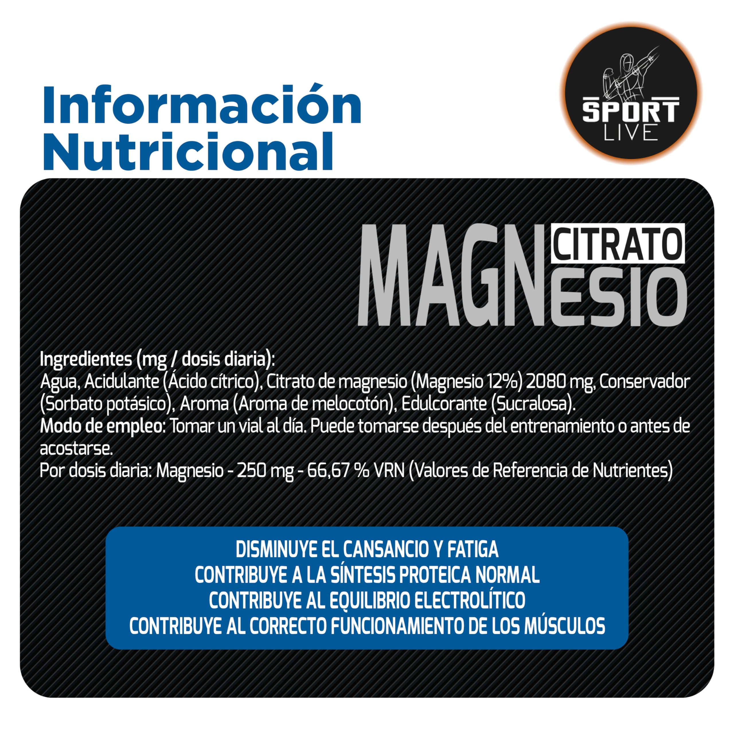 PACK WEB 24 VIALES MAGNESIO SPORT LIVE DRASANVI
