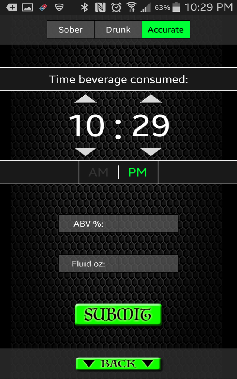 A Layman's BAC Calculator App on Amazon Appstore