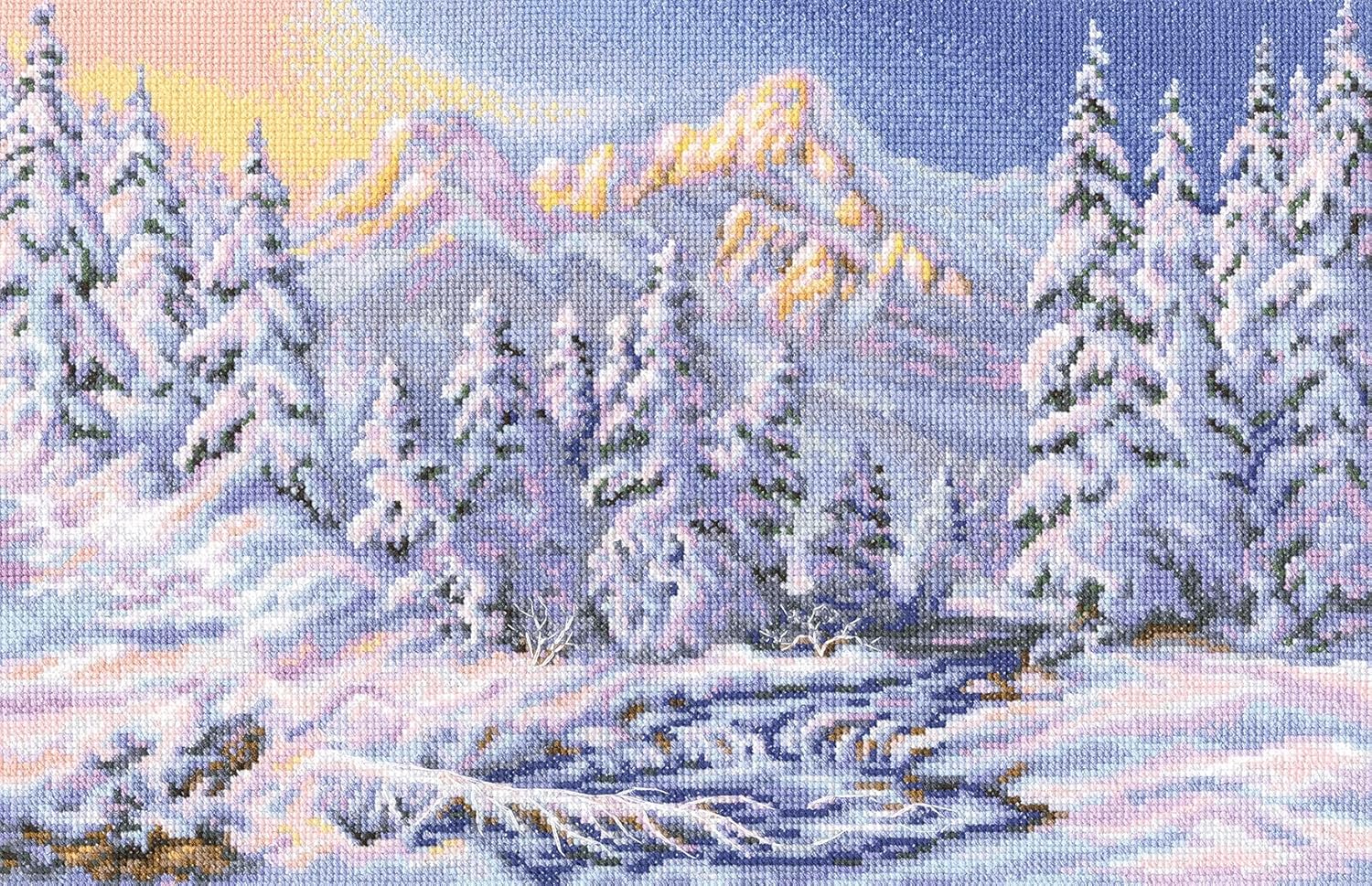 RTO Counted Cross Stitch Kit 14.25"X9.25"-Under A Charm Of