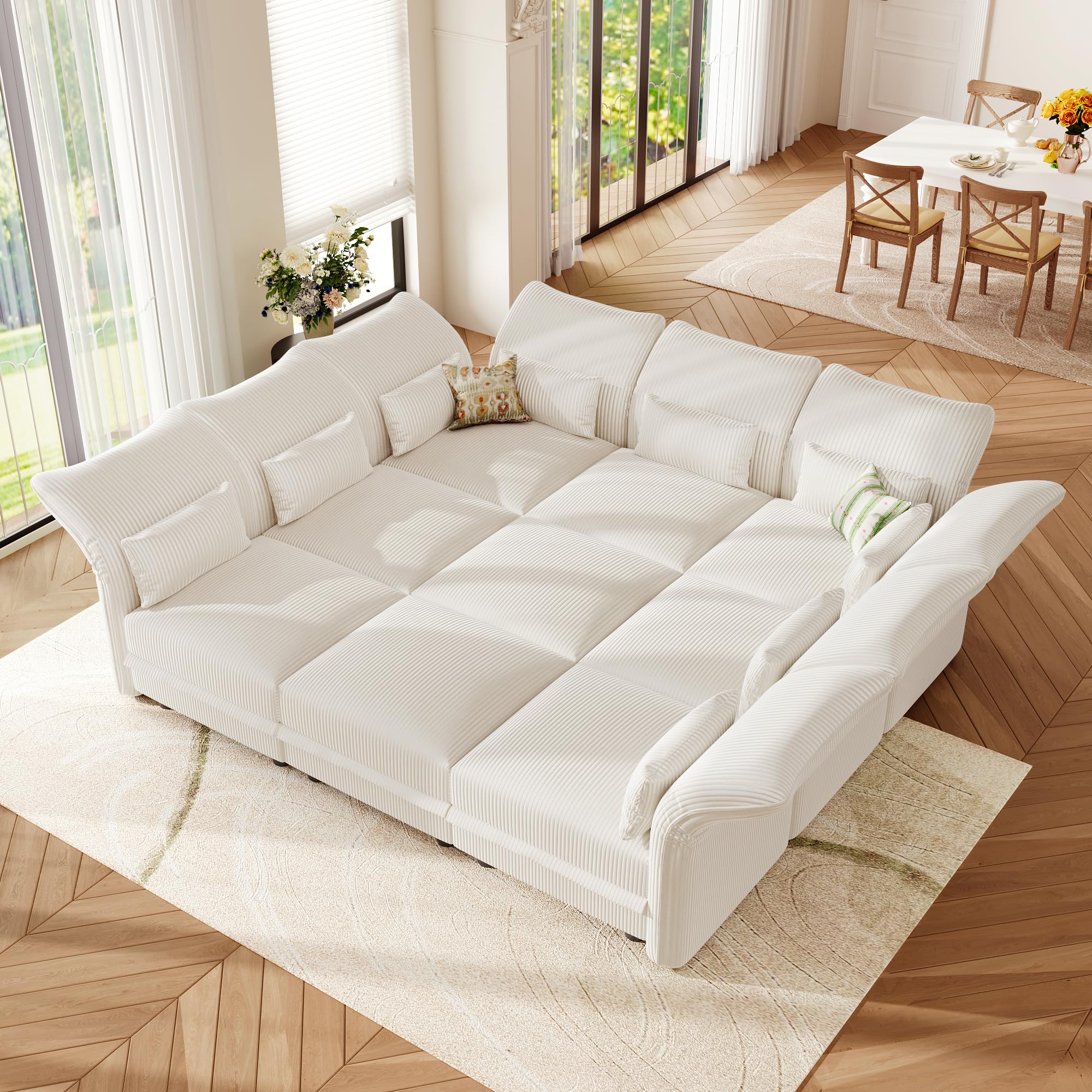 LLappuil 9-Seater Modular Sectional