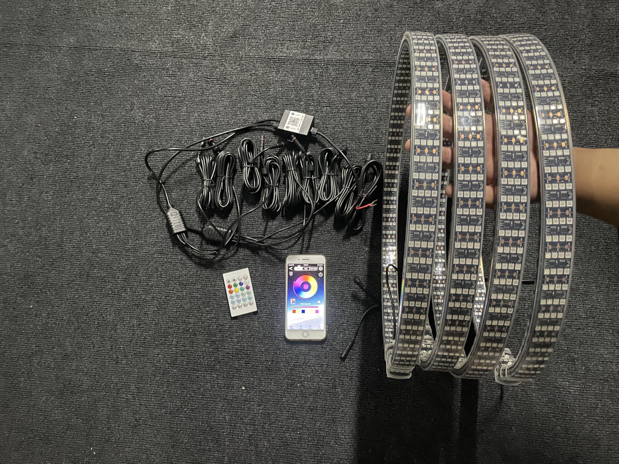 8 Rolls - Quad Row Double Side High Lumens 15.5