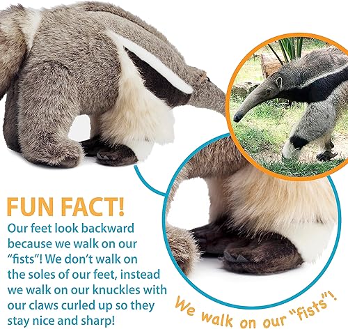 Miniatura 6 de Tiger Tale Toys Arsenio The Anteater - Peluche grande de peluche de 180in