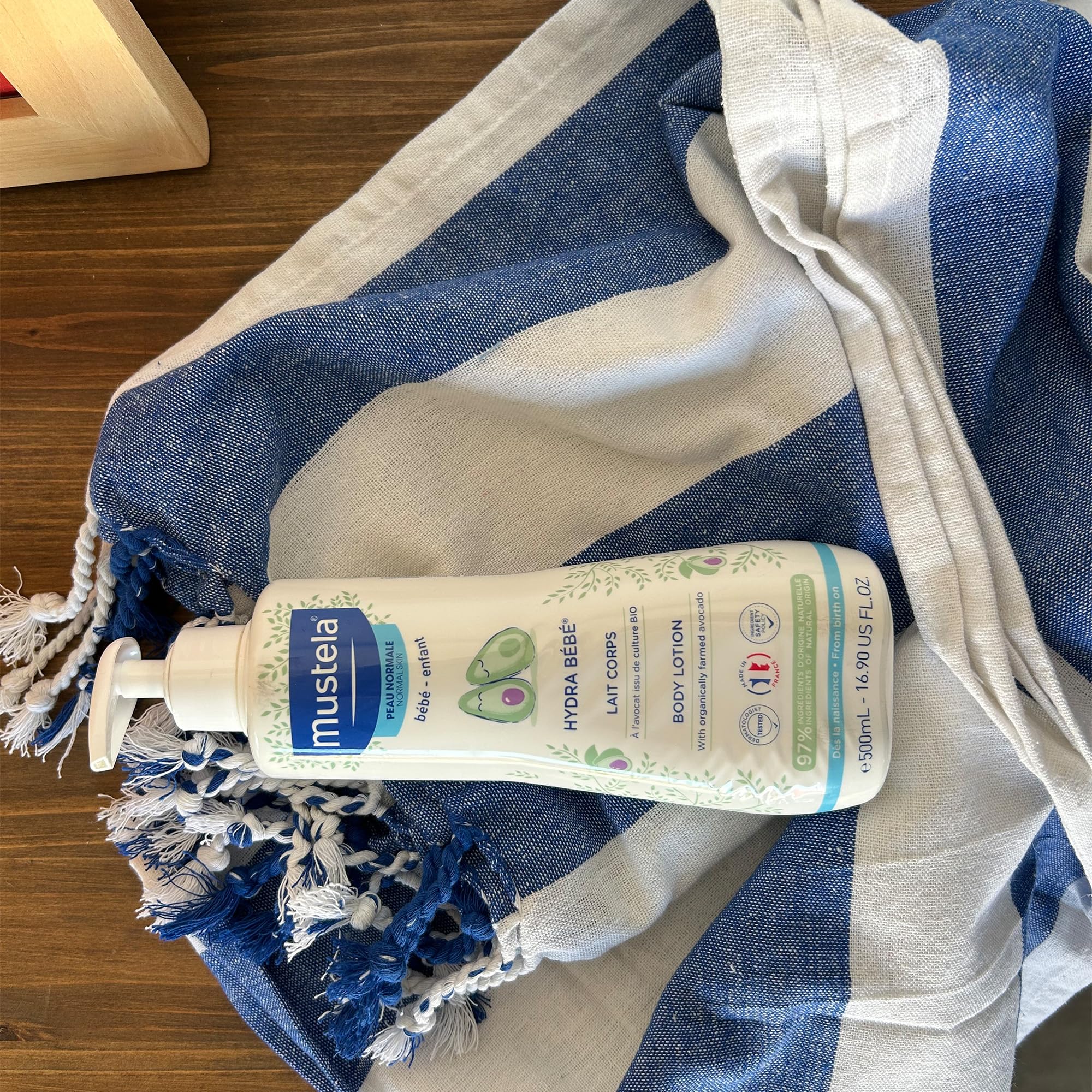 Mustela Hydra Bebè Latte Idratante per il Corpo Pelle Normale 500ml