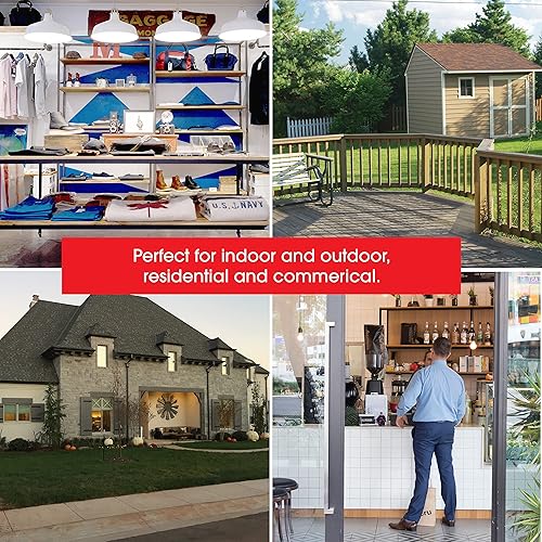 Miniatura 7 de Power Gear Decoy - Cámara de seguridad tipo bala con luz roja intermitente, LED parpadeante, vigilancia falsa, lente de grabación de aspecto