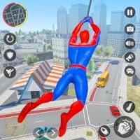 Rope Hero Games : Flying Spider Hero Open World Gangster Game