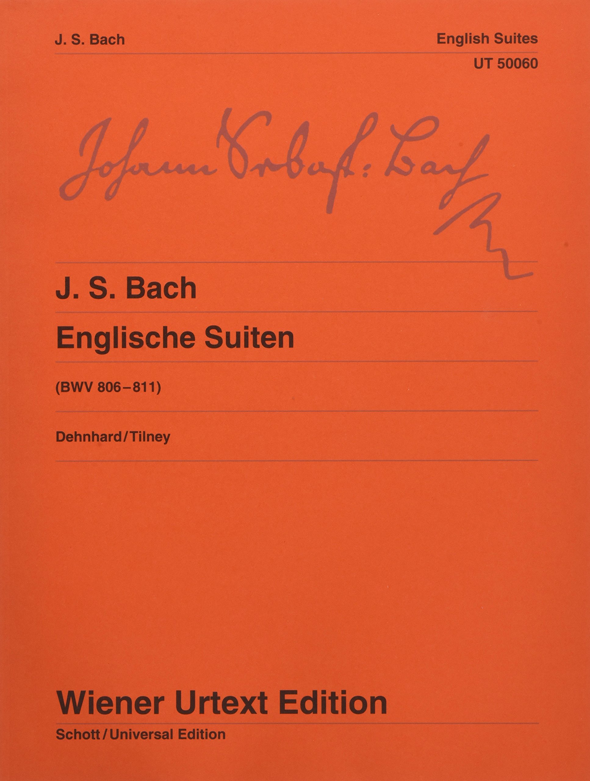 Englische Suiten Piano (Wiener Urtext): Edited from the sources. BWV 806-811. piano.