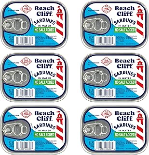 Beach Wild Caught Sardines in Water