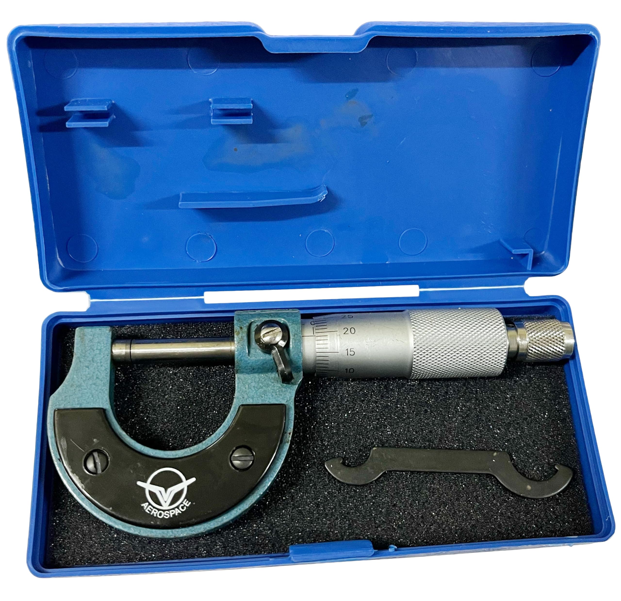 Inditrust Outside Micrometer with Ratchet Stop, 0-25mm Range, 0.01mm Accuracy, Precision Measuring Tool-picture-12
