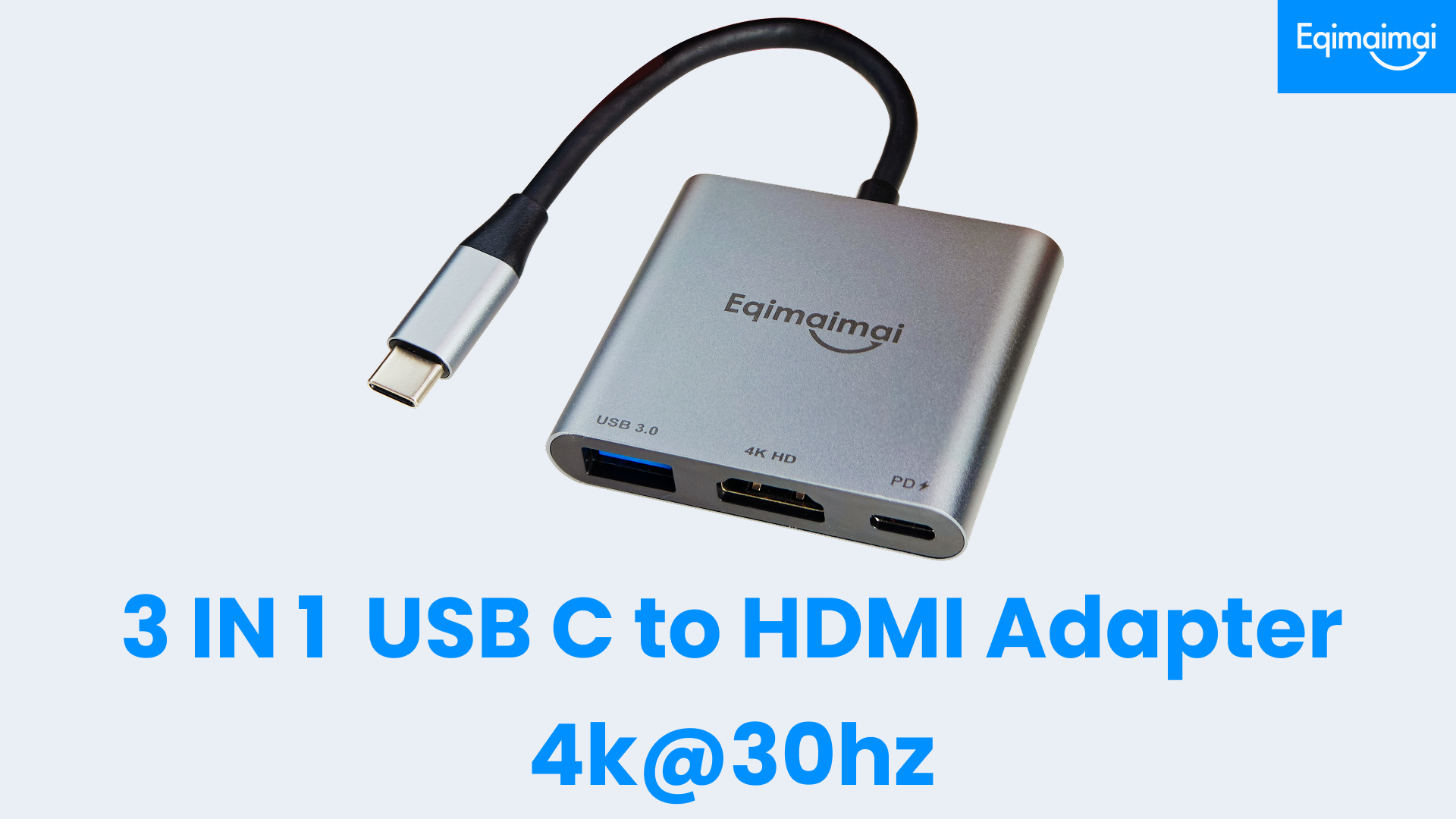 Adaptateur USB C vers double HDMI avec 2 ports HDMI, (2 en 1) double