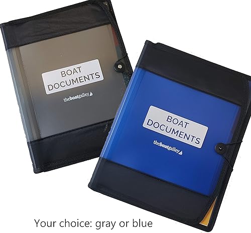 Miniatura 9 de Organizador de documentos de barco, funda impermeable de gran tamaño para papeles de barcos, mantiene todos los documentos seguros y organizados -