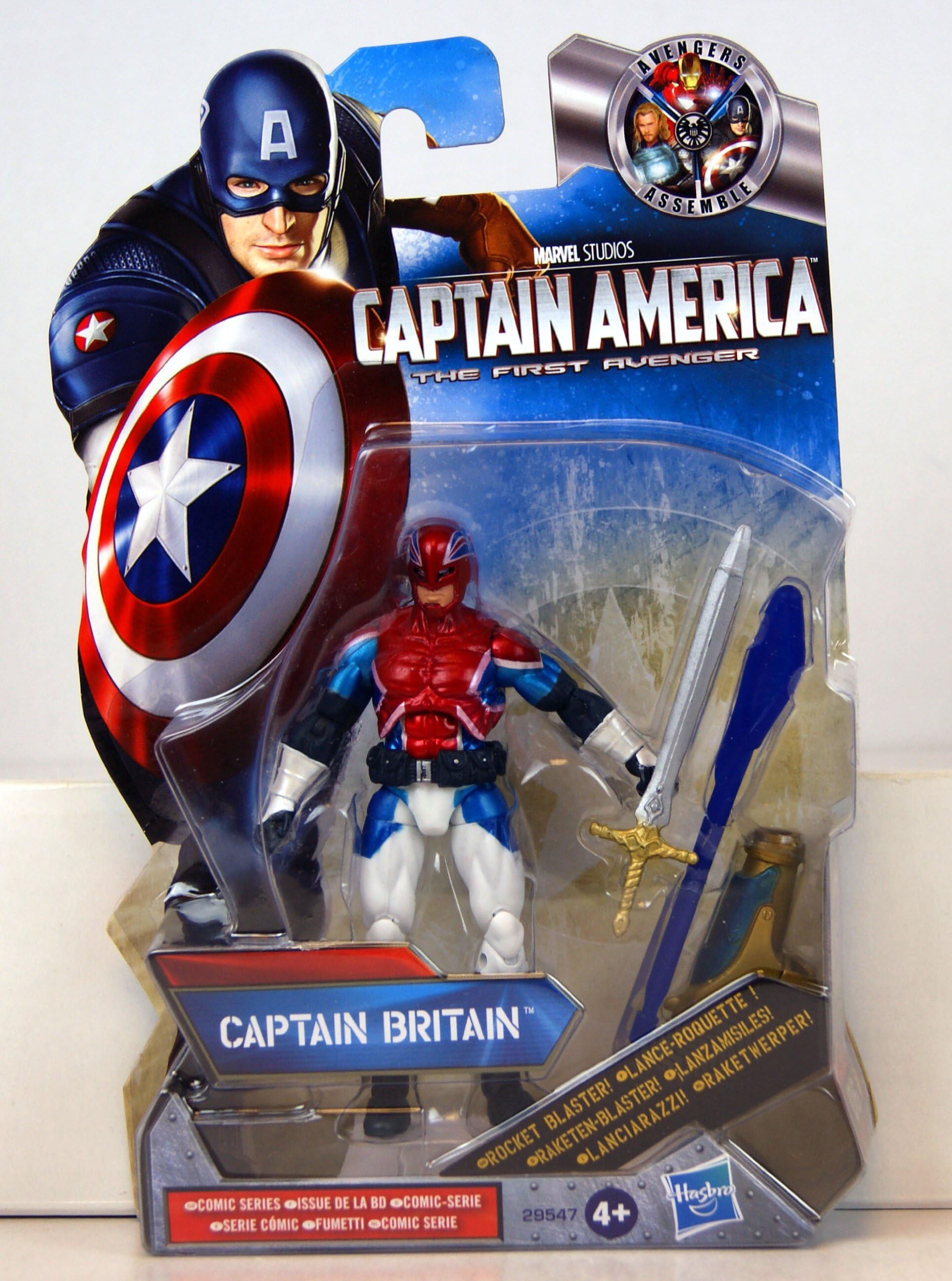 HasbroCaptain America Movie 4 Inch Series 2 Action Figure Captain Britain
