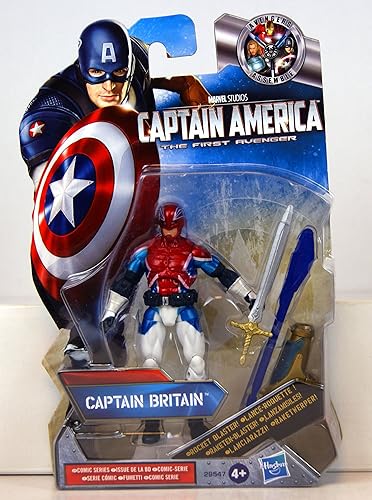 Hasbro Capitán América Película 4 pulgadas Serie 2 Figura de acción Capitán Gran Bretaña