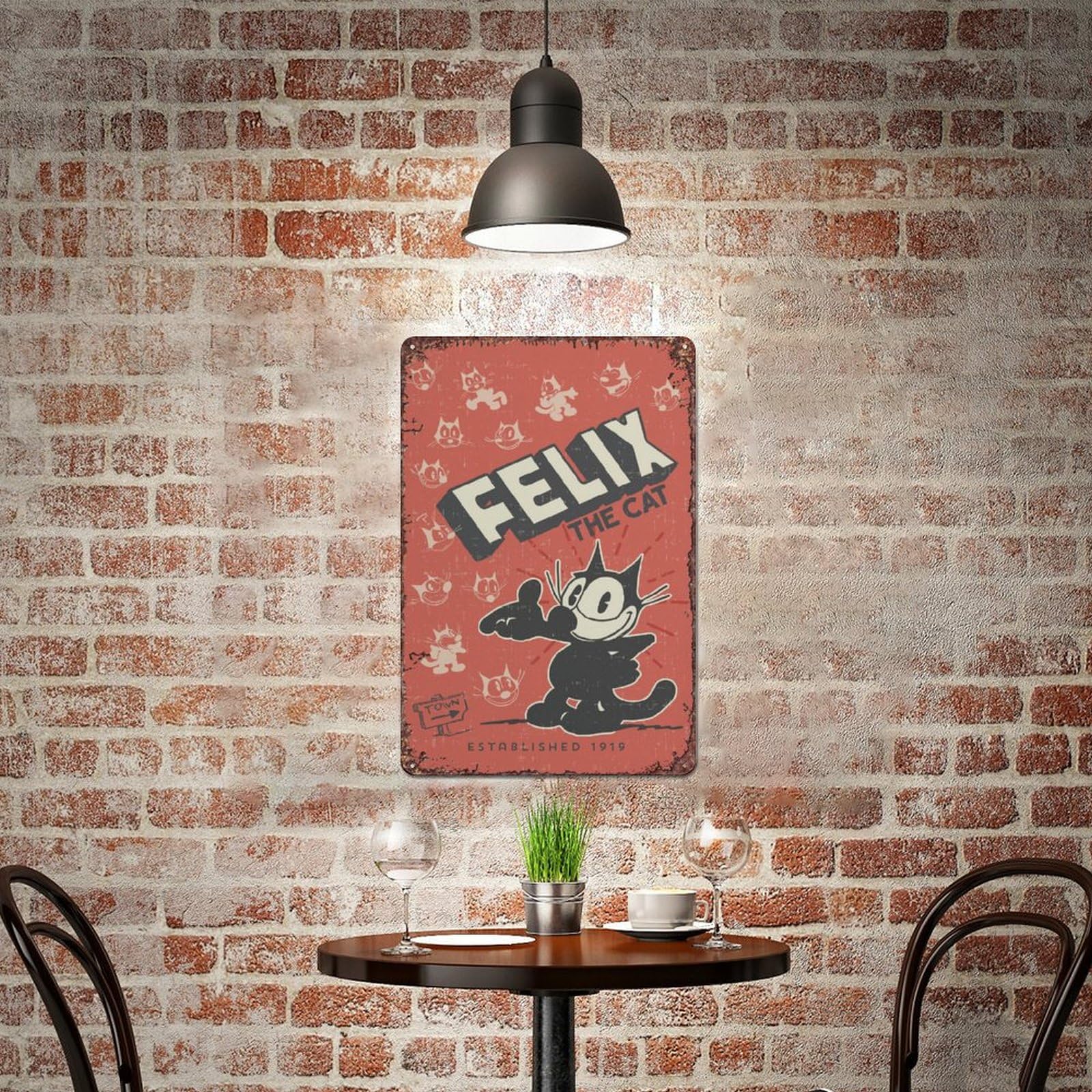 Amazon.com: Felix the Cat EST 1919 - Póster de dibujos animados