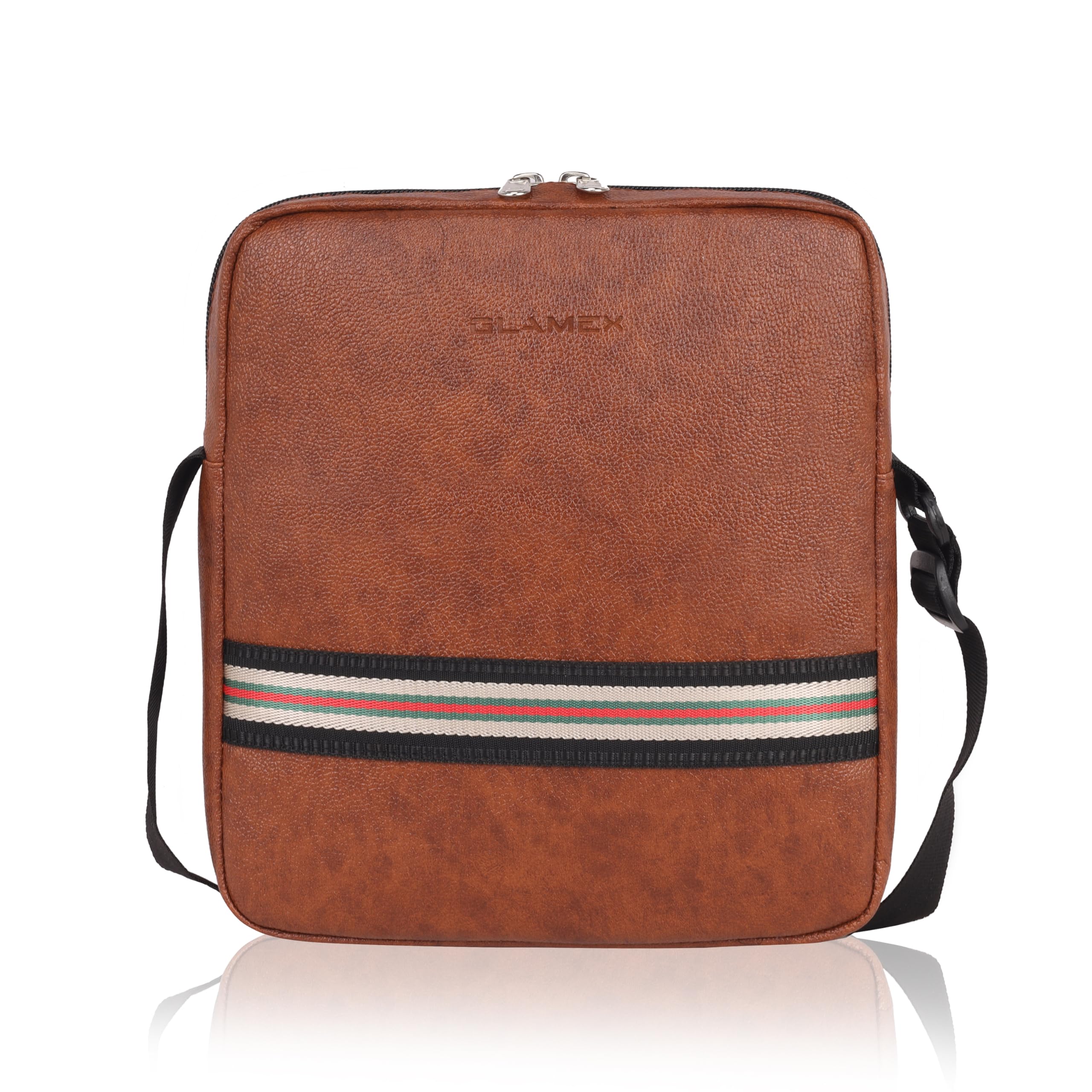 Luxe Sling Bag for Modern Professionals, Pu Leather Handbag, Spacious, Water-resistant, Lightweight, Cross Body Travel Office Business Messenger One Side Shoulder Bag for Men And Women-image-38