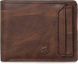 SAMTROH Men Casual, Ethnic, Evening/Party, Formal, Travel, Trendy Beige Artificial Leather Wallet (8 Card Slots) (Brown New)