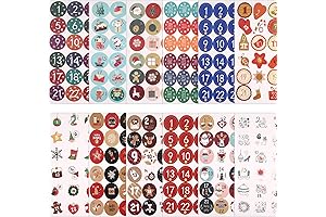 Countdown to Christmas with Joyful Sticker by Number Christma