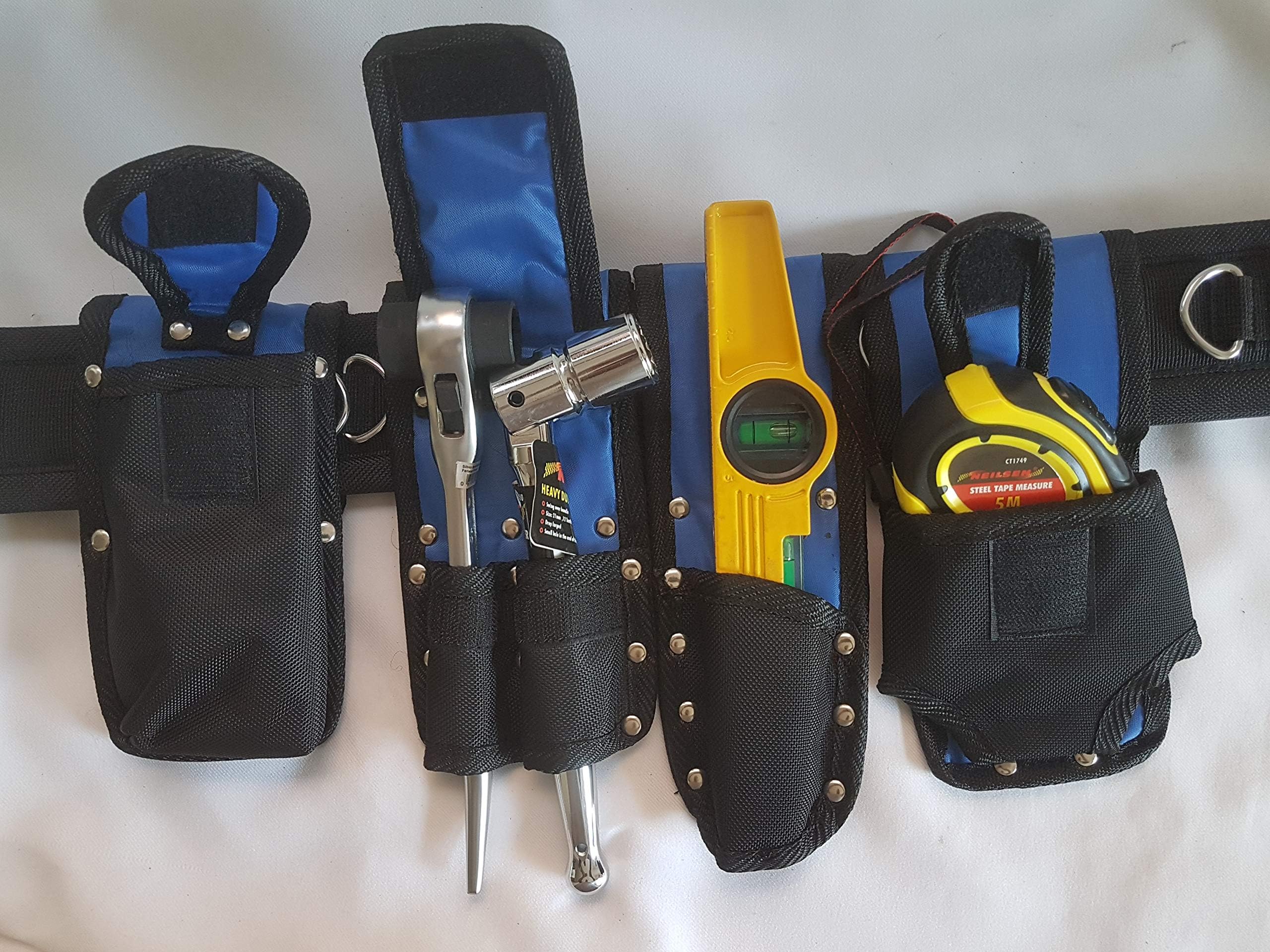 Blue NYLON Scaffold ToolSet BELT with 4 PCS Tools