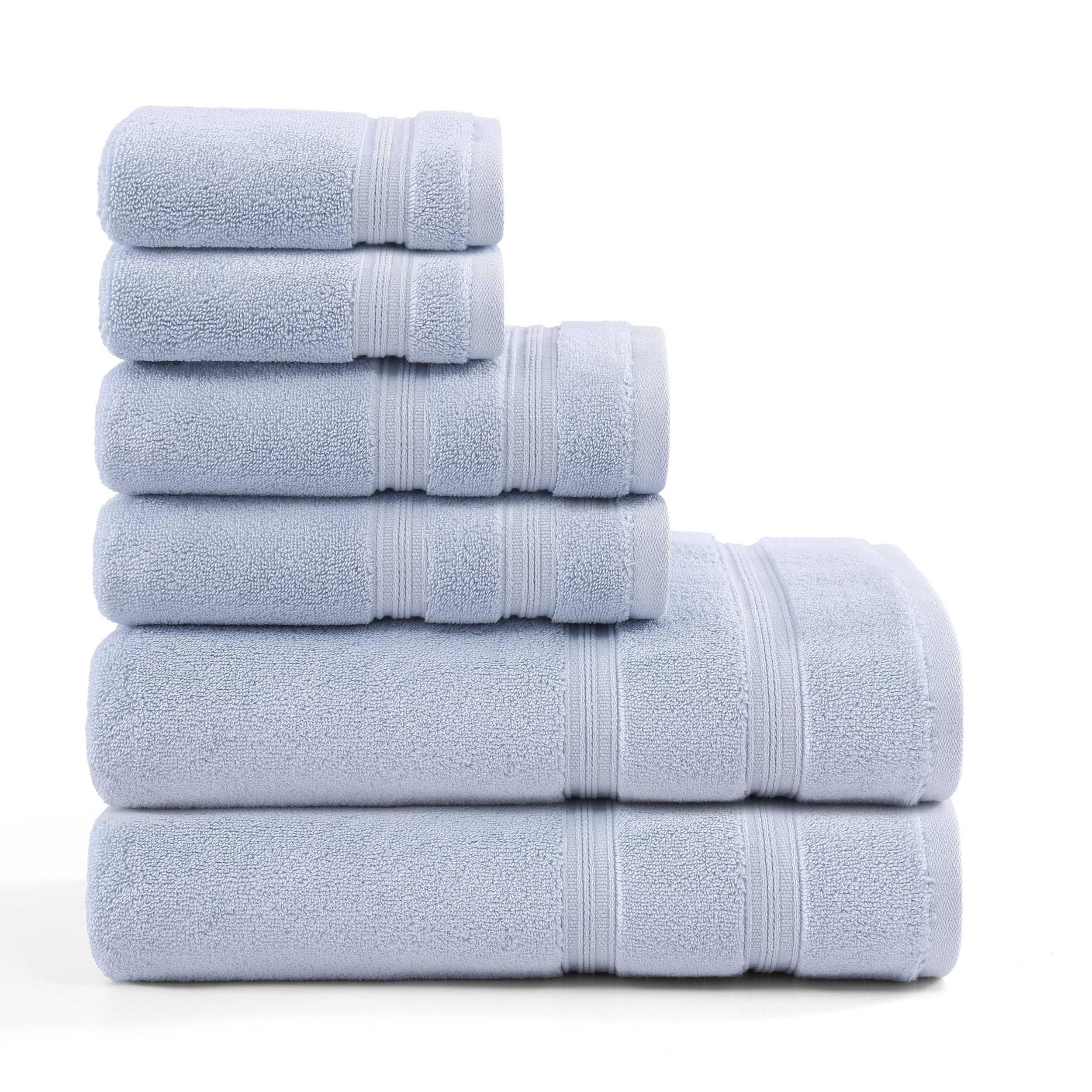Tommy Hilfiger - Bath Towels, 100% Soft & Absorbent Plush Cotton with Zero Twist Constructions, Quick Dry and Medium Weight Bathroom Towels (