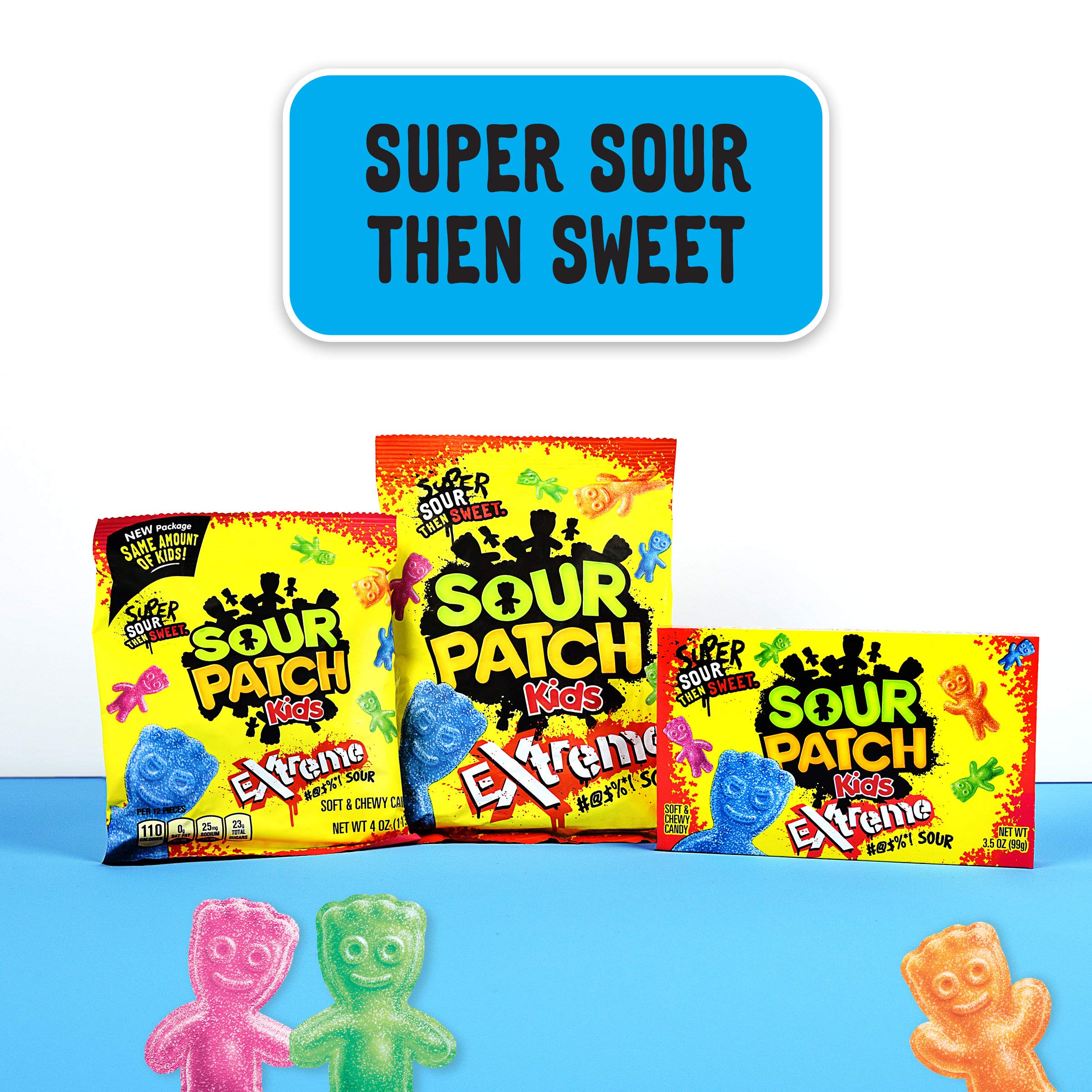 SOUR PATCH KIDS Extreme Sour Soft & Chewy Candy, 12 3.5 oz Boxes Buy Online in United Arab