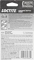 Vista 2 de Loctite Super Glue - Botella líquida de cuello largo, transparente, botella de 0.35 onzas líquidas, paquete de 2 Superpegamento para plástico