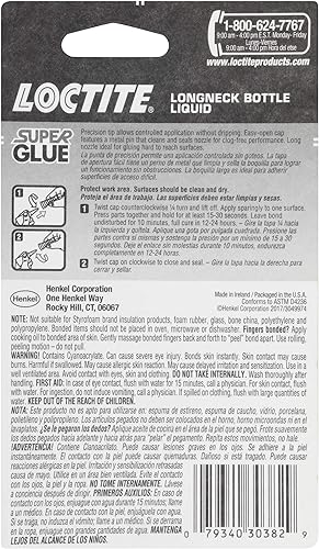 Miniatura 7 de Loctite Super Glue - Botella líquida de cuello largo 035 onzas 1 botella