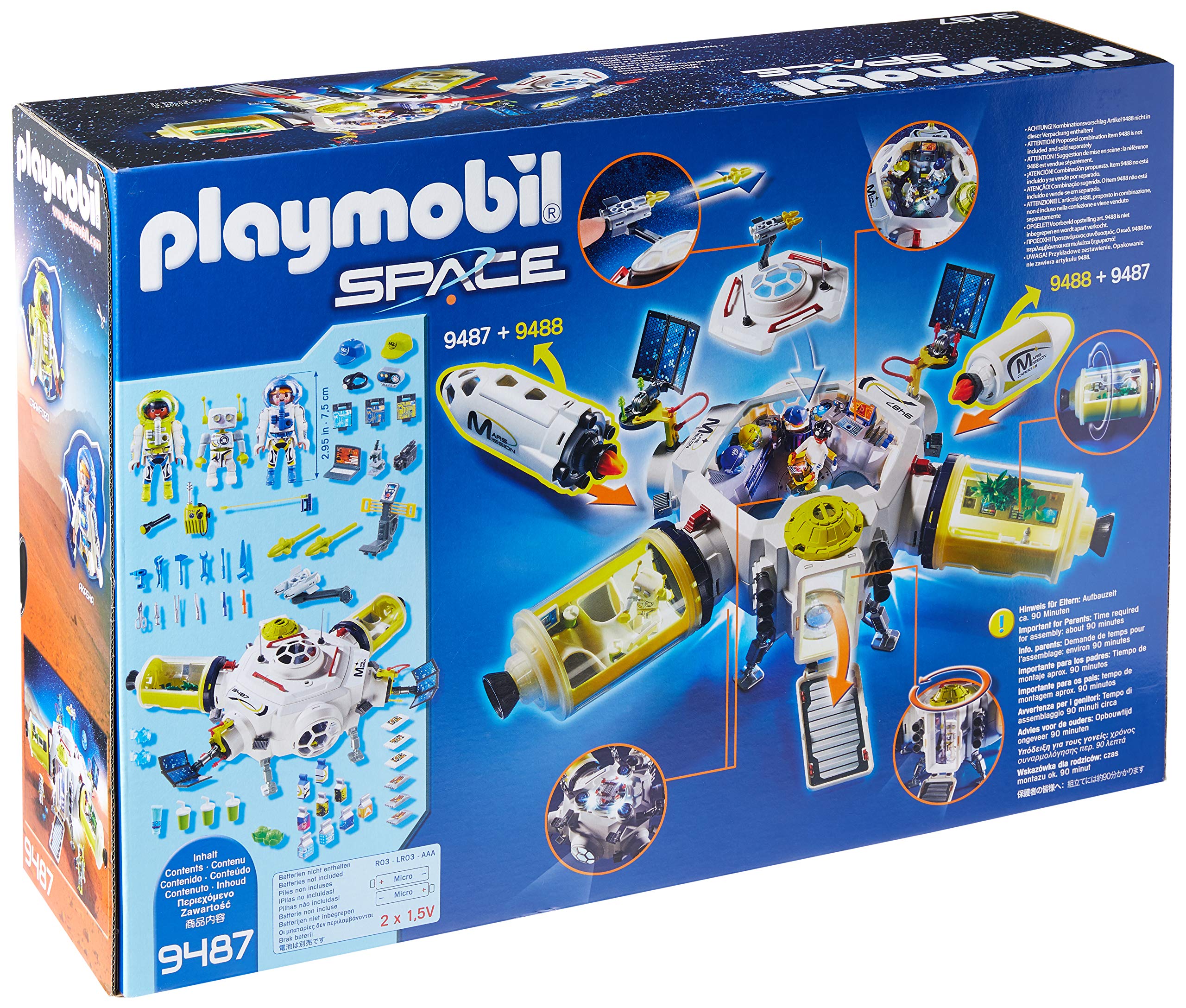 Playmobil Space 9487 - Estação Espacial De Marte, Multicor