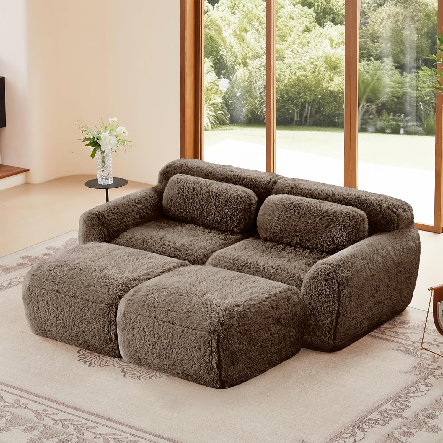 Amazon.com: TISIMO Boneless Couch Sectional Couches for Living Room, 80 ...