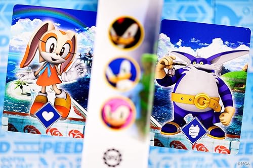 Miniatura 3 de Steamforged Games Sonic El juego de cartas. Juega como Sonic, Shadow, Knuckles, Tails, Amy, o Blaze. 2-6 jugadores 20-30 minutos tiempo de juego.
