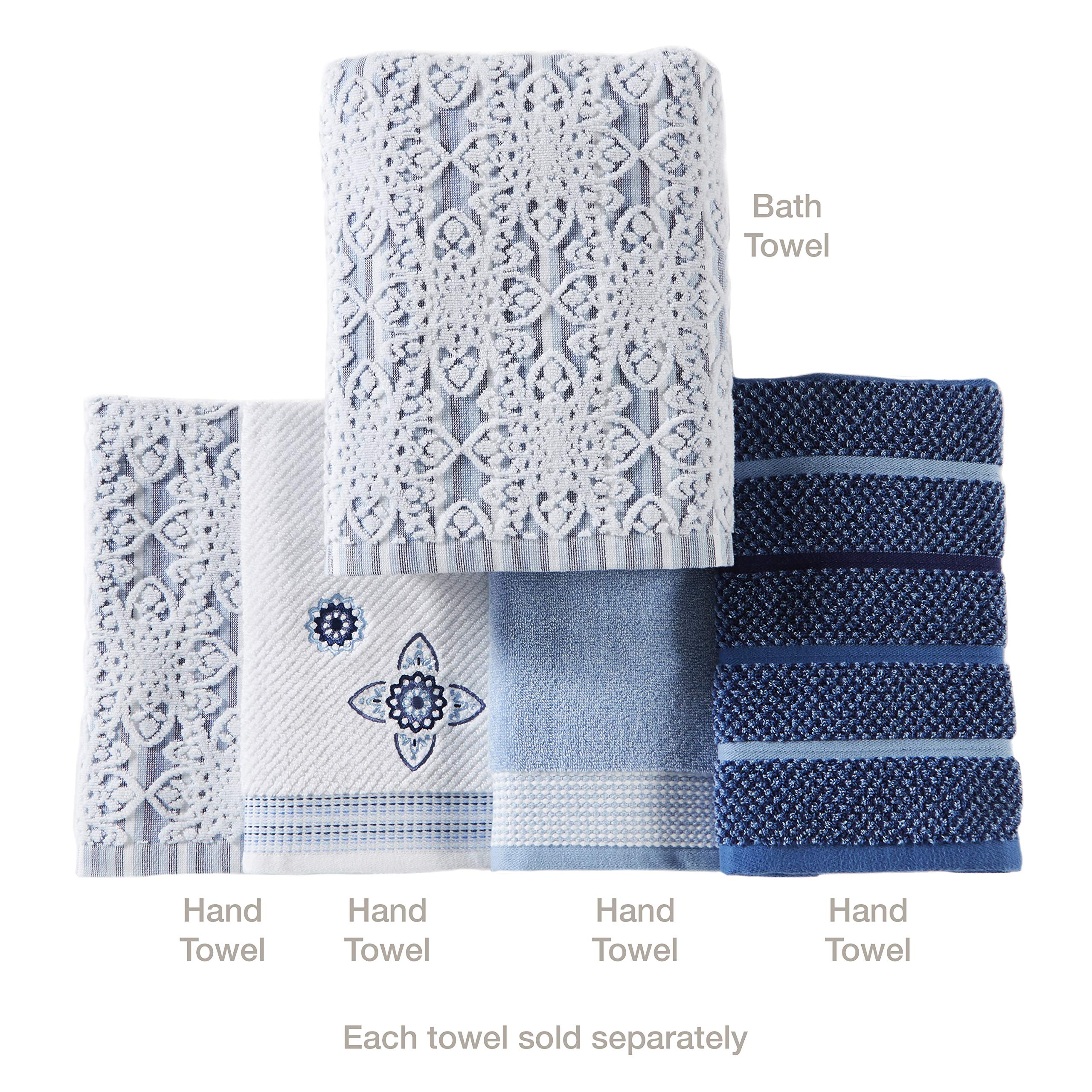 SKL Home Kali, Baumwolle, Smoke, Bath Towel