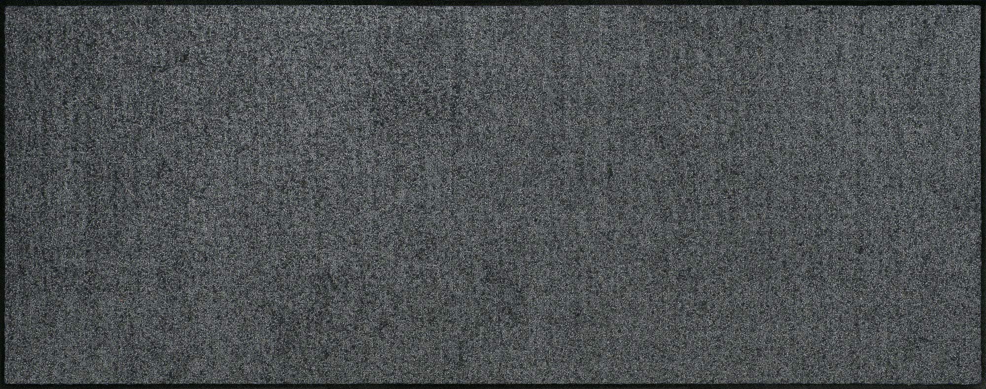Erwin Müller Fußmatte Mainz, Schmutzfangmatte, Sauberlaufmatte uni anthrazit Größe 30x100 cm - rutschfest, pflegeleicht, für Fußbodenheizung geeignet (weitere Farben, Größen)