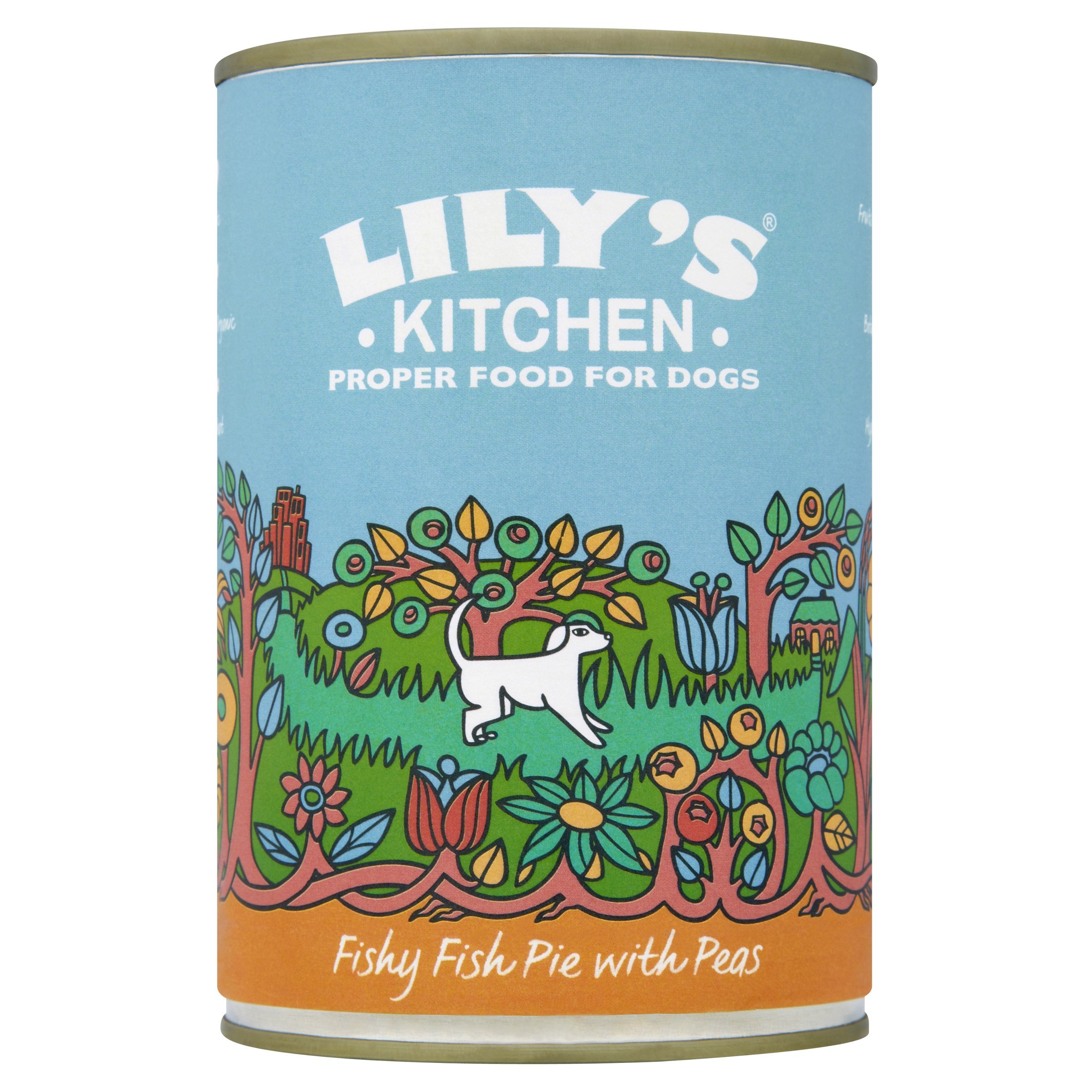Lily's Kitchen Fishy Fish Pie with Peas for Dogs, 400g