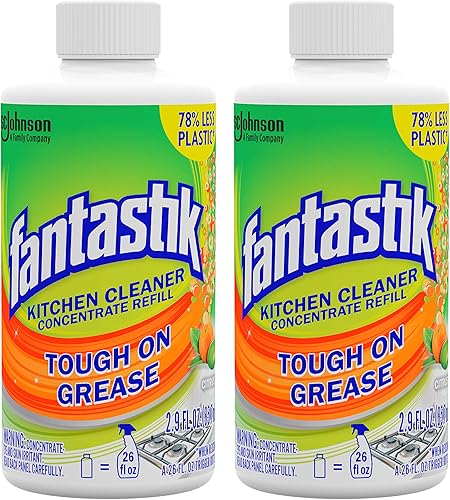 Miniatura 2 de Fantastik Limpiador concentrado de cocina, dos botellas de repuesto concentradas de 2.9 onzas