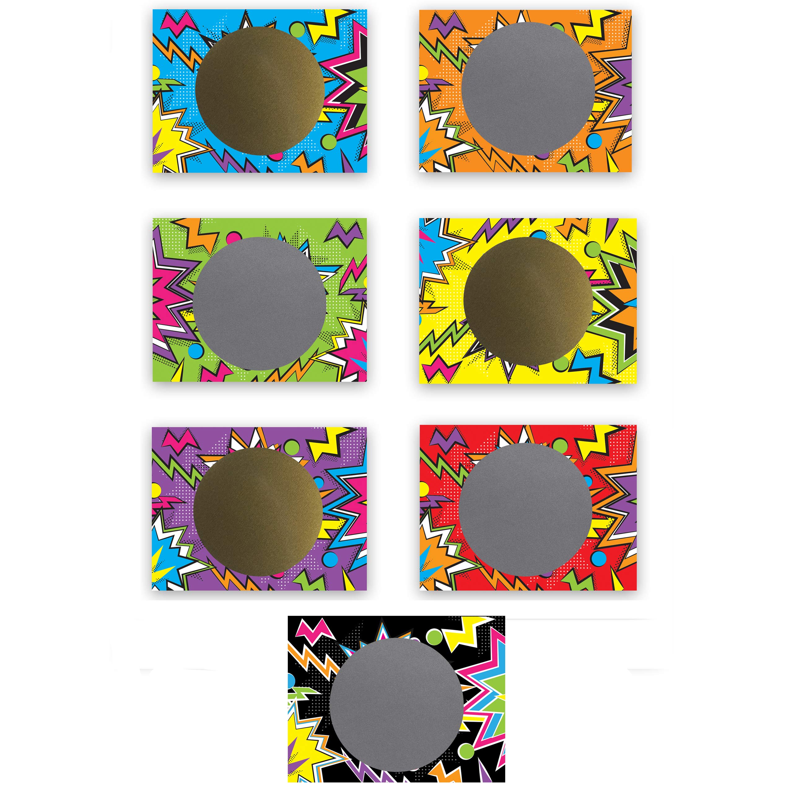 My Scratch OffsZig Zag Variety Pack Scratch-Off Card Prizes for Kids, Teacher Supplies for The Classroom - Pack of 50