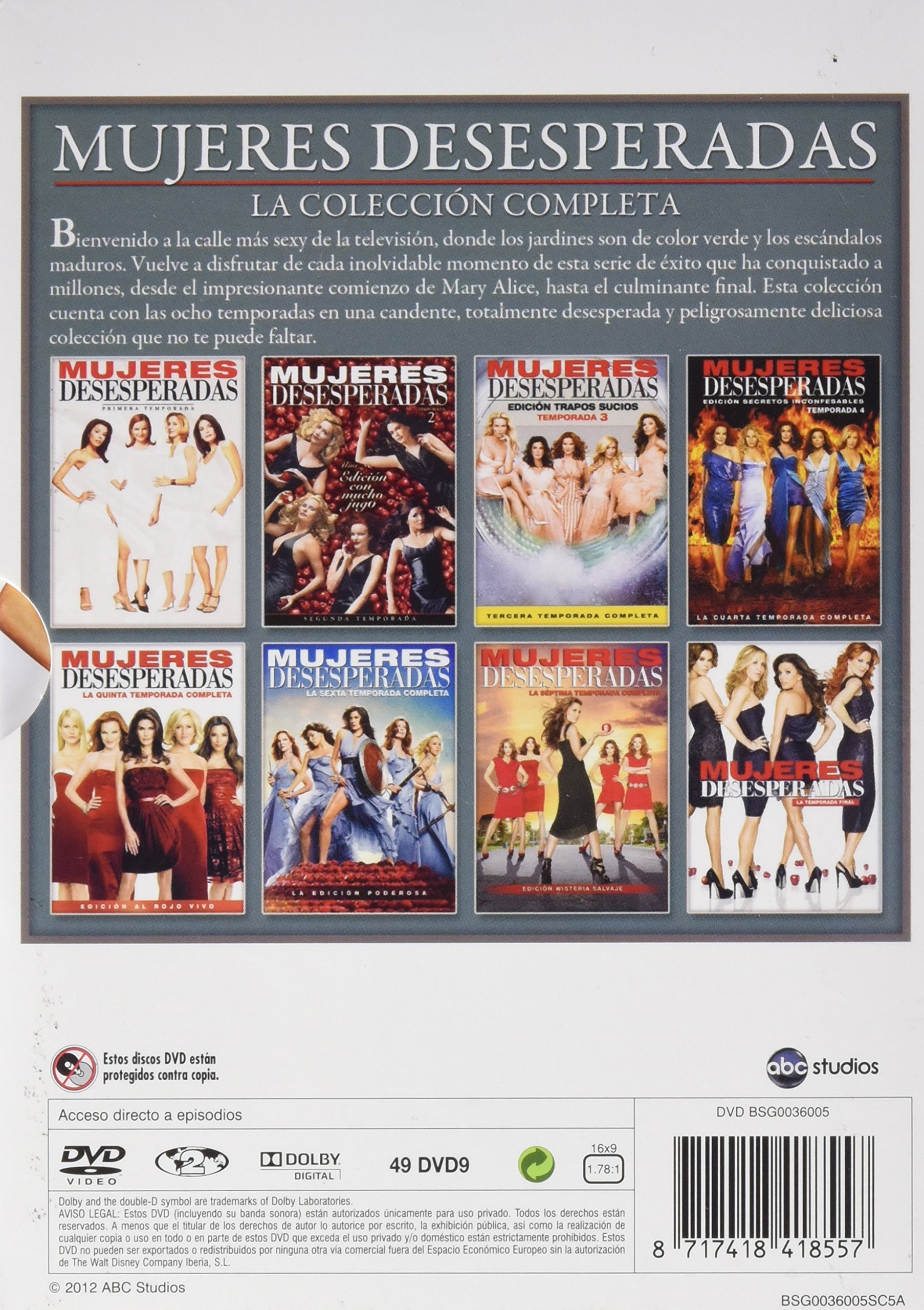 Mujeres Desesperadas - Serie Completa [DVD]