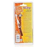 Vista 6 de Nuby Cepillo de dientes eléctrico con personaje animal, jirafa, juego de 3 piezas