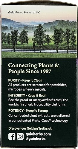 Miniatura 6 de Gaia Herbs Vitex Berry, Chasteberry, equilibrio hormonal para mujeres, cápsulas líquidas veganas, 60