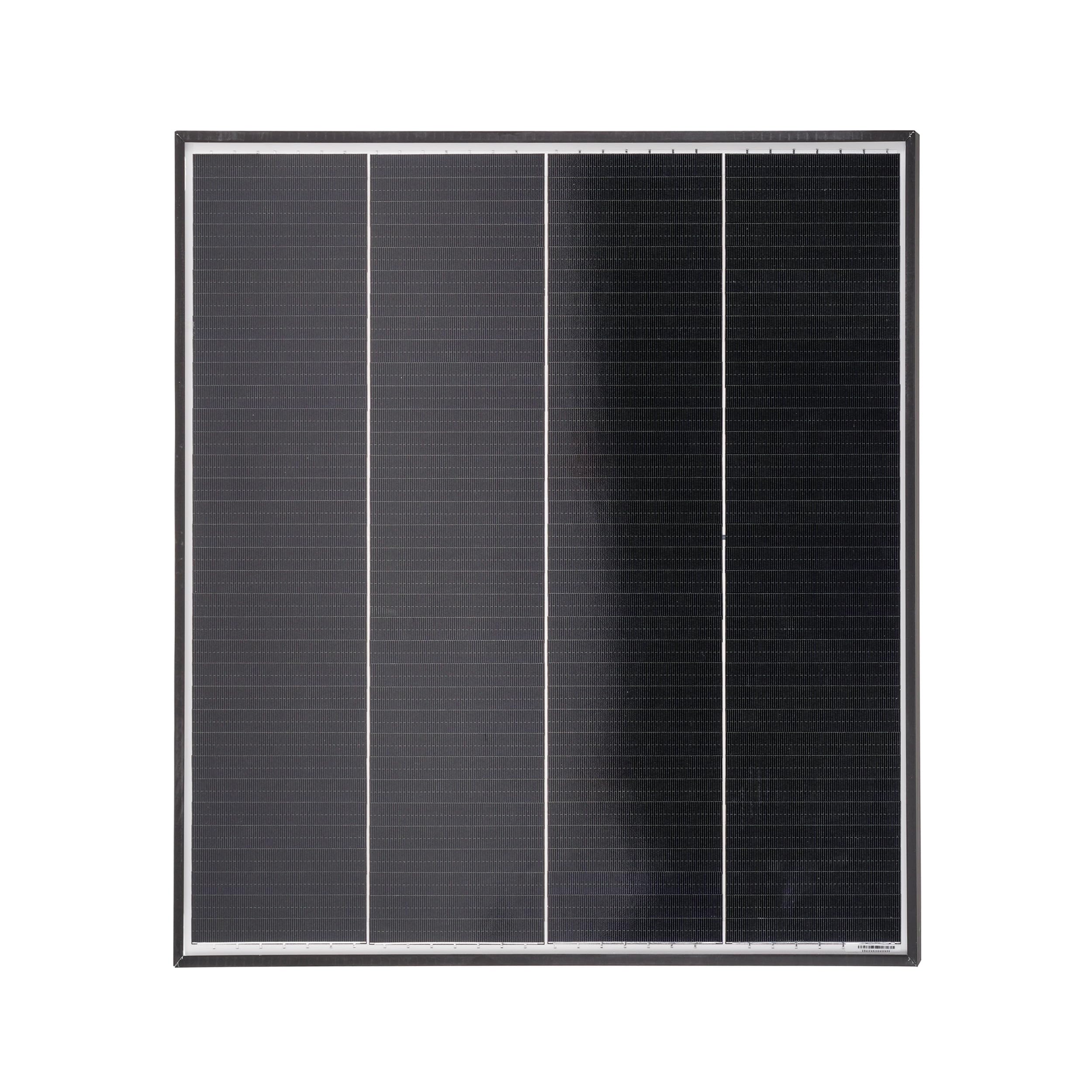 esotec monokristallines Solarmodul, 50Wp, 38V, 530x490x35mm, MC4 kompatibel, Dachschindeltechnologie, Kabel 2x0,5m, 35mm Alurahmen, Bypass Dioden, Hageltest ICE 61215 wetterfest winterfest 131076