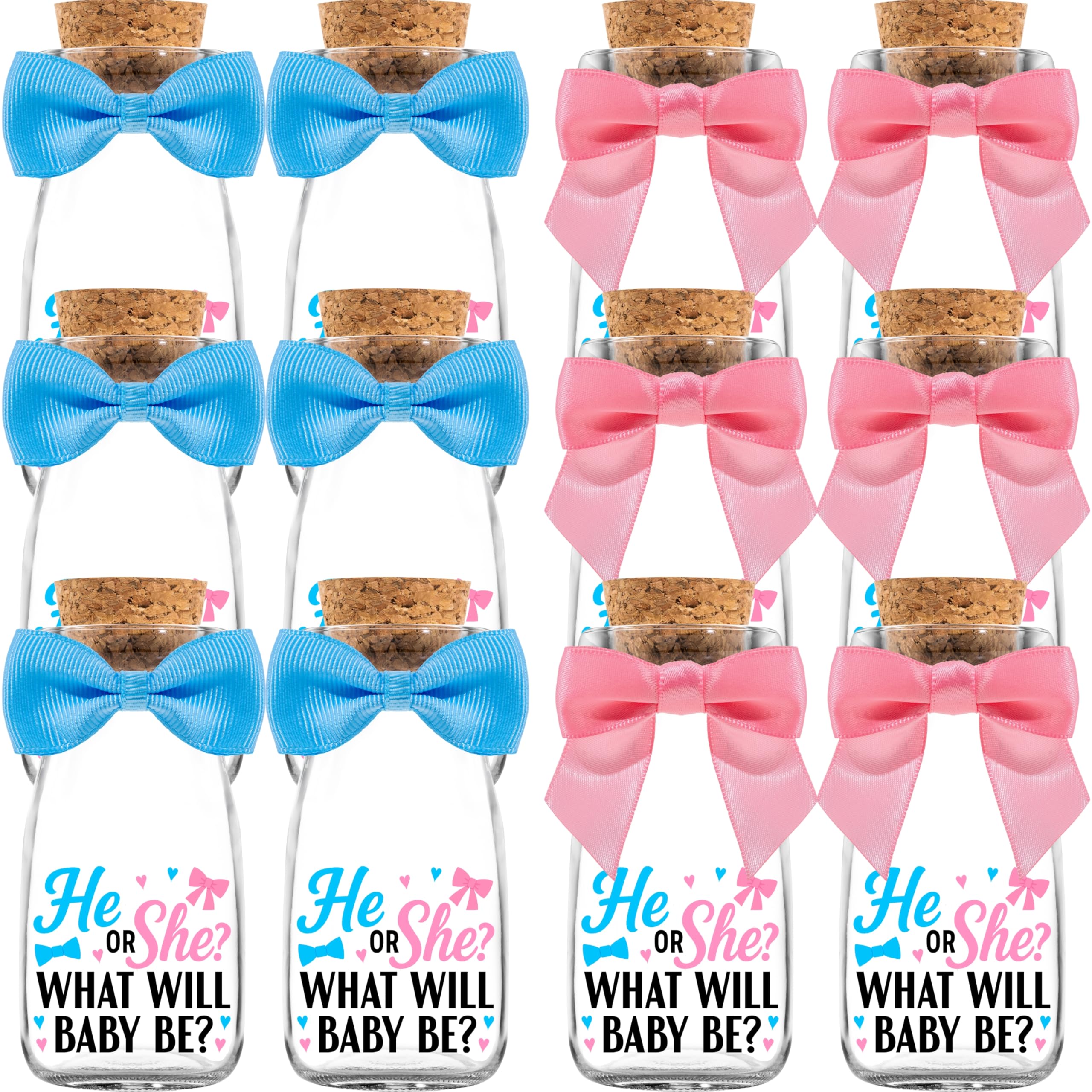 Ethisa Gender Reveal Glass Jar Set