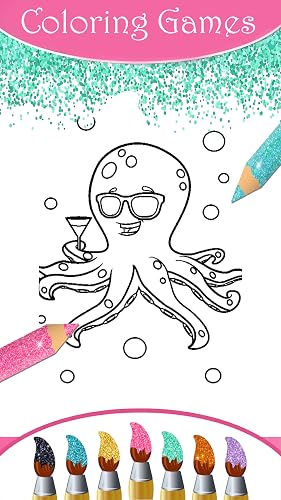 Octopus Coloring Book: Sea Life & Creative Sketching – vue 3