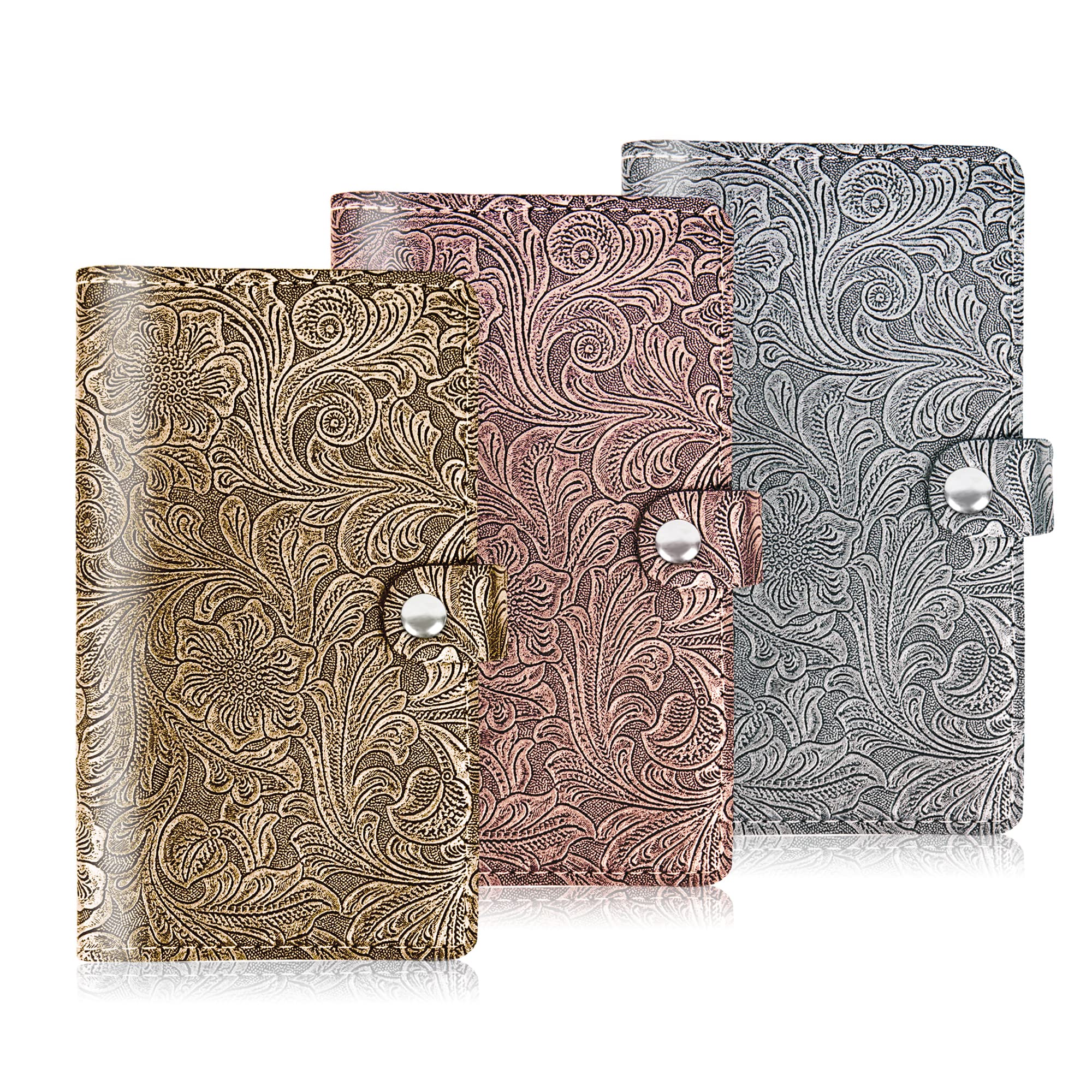 Marshal Leather Business Card Holder – Holds 160 Cards – Solid Pattern – India