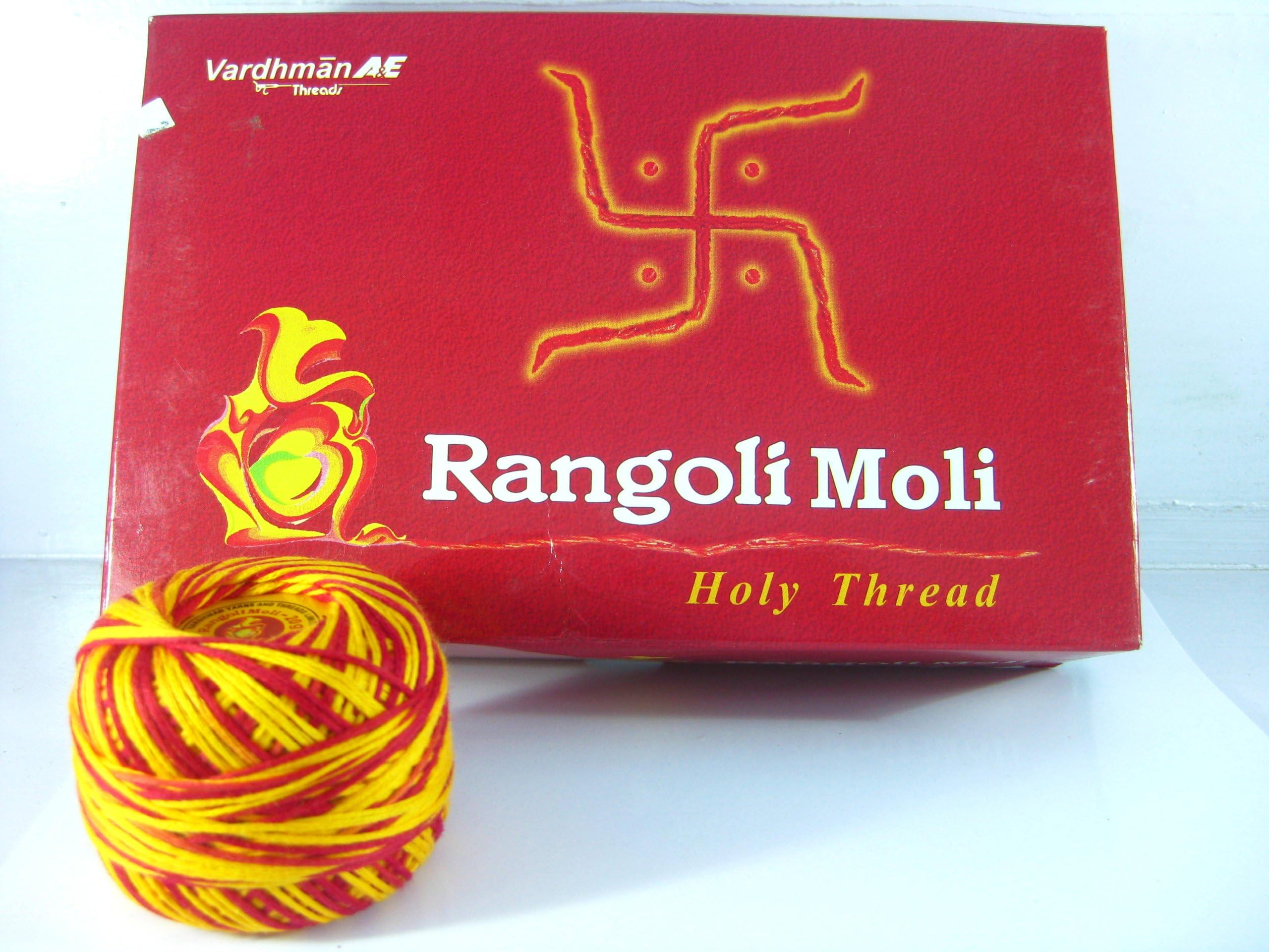 Rangoli Moli Hindu Holy and Sacred Thread Puja by VardhmanAE