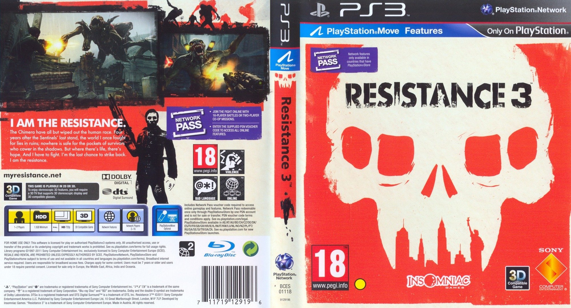 Resistance 2 - Sony Computer - Ps3 - Pinky Games | Meses sin interés
