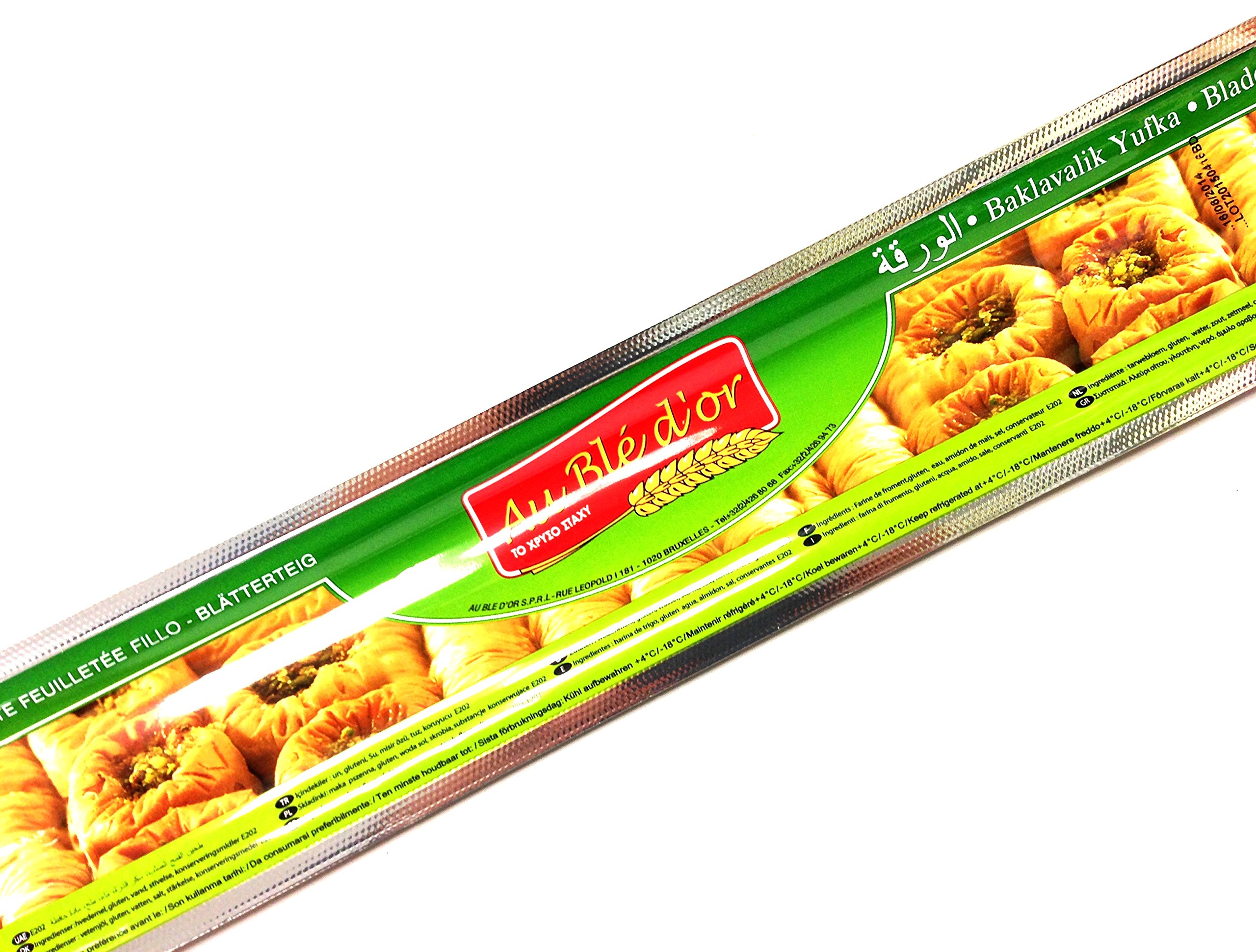 2 x 470g Baklava Yufkasi - Hauchdünner Filoteig für Baklava