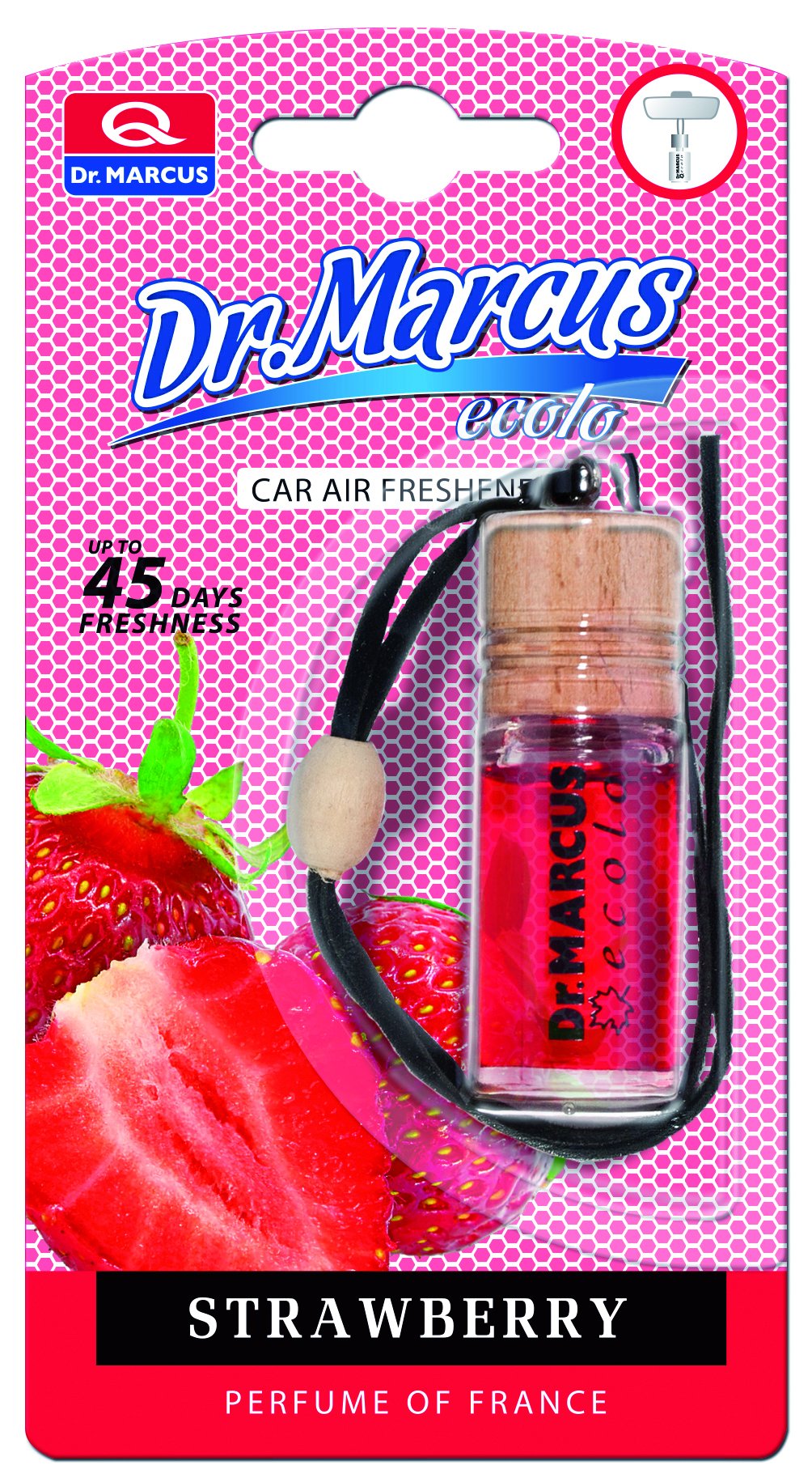ECOLO STRAWBERRY Liquid Car Air Freshener
