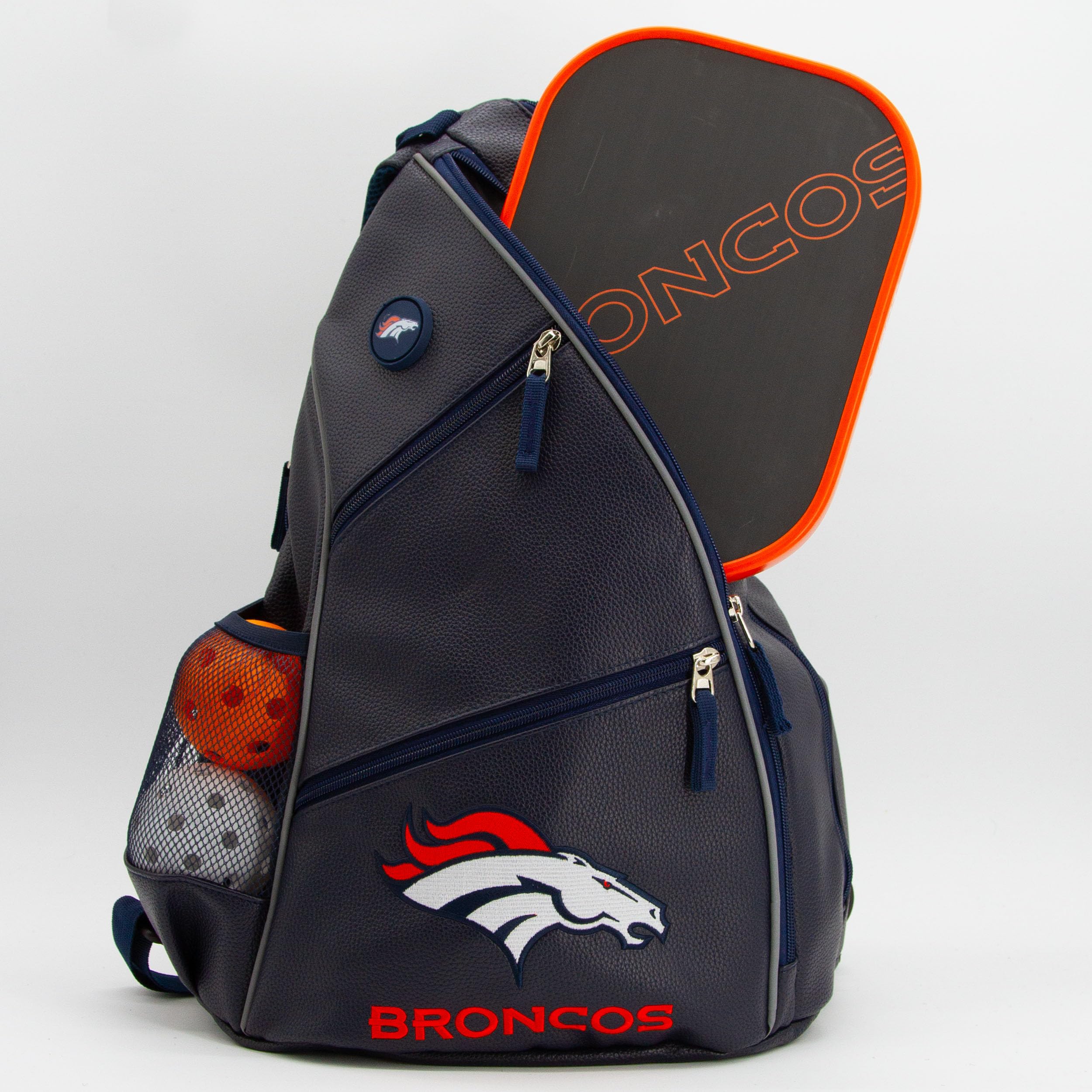 Team Golf Mochila de piel sintética, varios colores del equipo, grande