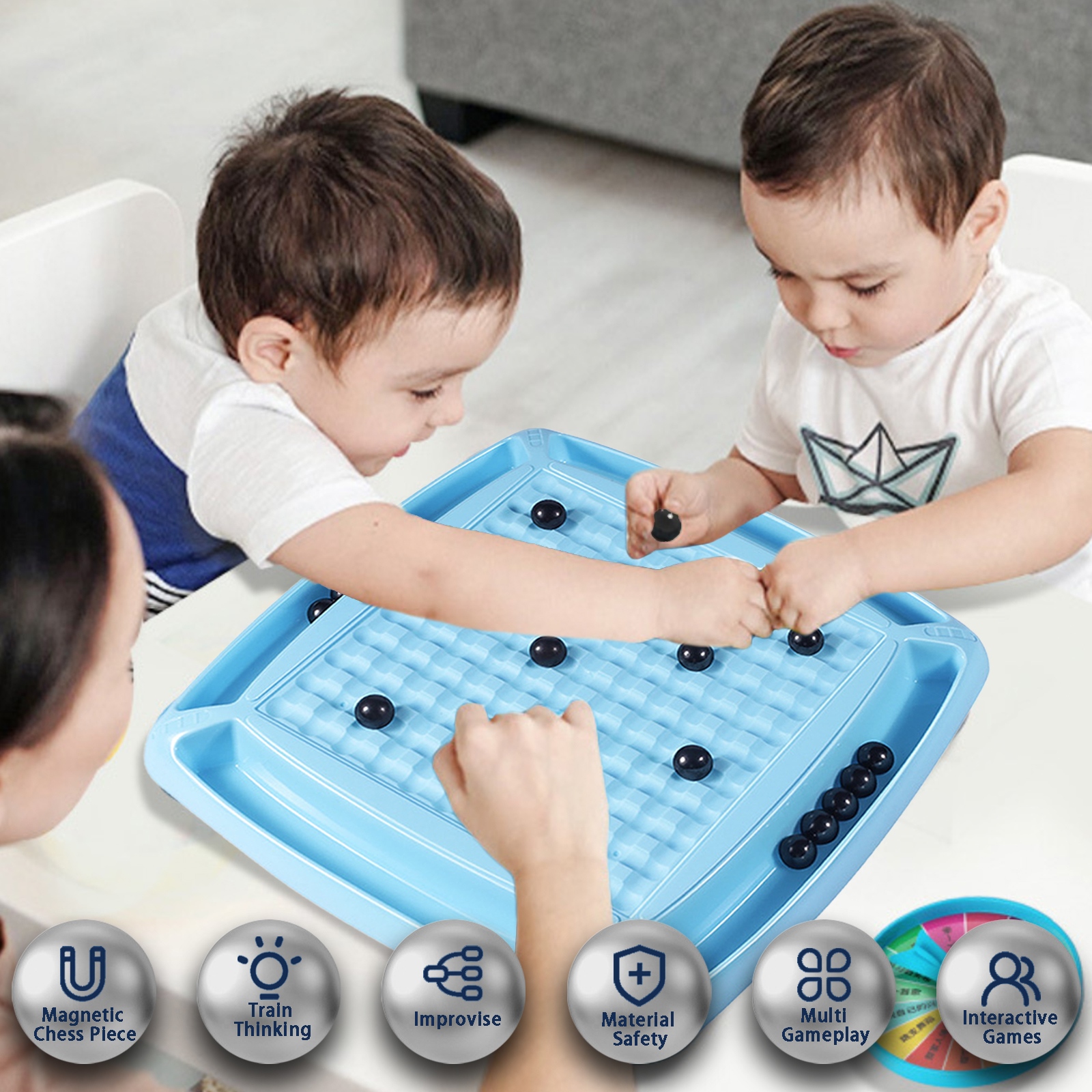 MagPlay – Stratégique Et Amusant – Jeu De Société Magnétique