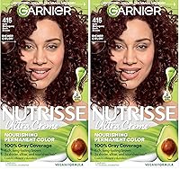 Vista 10 de Garnier Color de Cabello Nutrisse Crema Nutritiva, 10 Negro (Regaliz) Tinte Permanente para el Cabello, 1 Unidad (El Empaque Puede Variar)